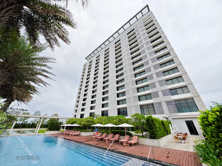 花蓮潔西艾美度假酒店樓高21層，是縣內目前最高建築。田欣雲攝