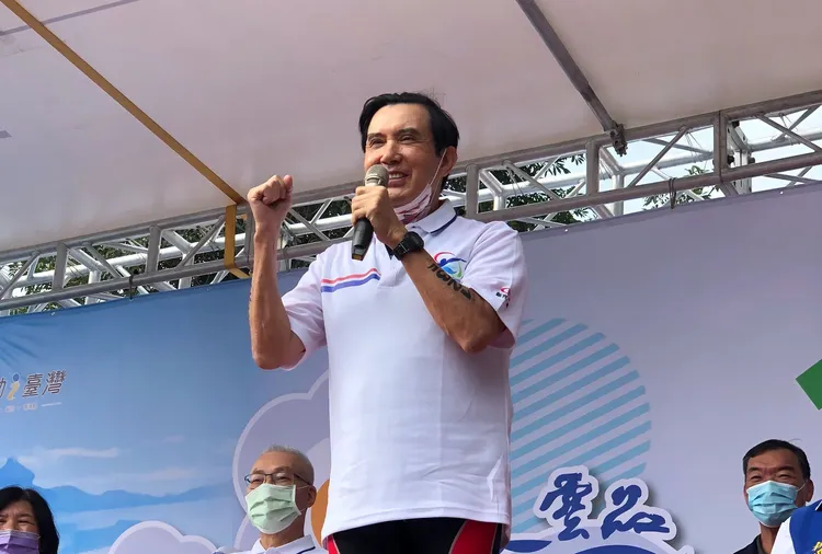 前總統馬英九身體狀況硬朗。翻攝馬英九臉書