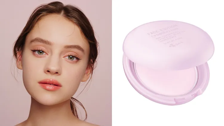 艾杜紗一拍就亮涼感蜜粉餅，7g／650元。品牌提供