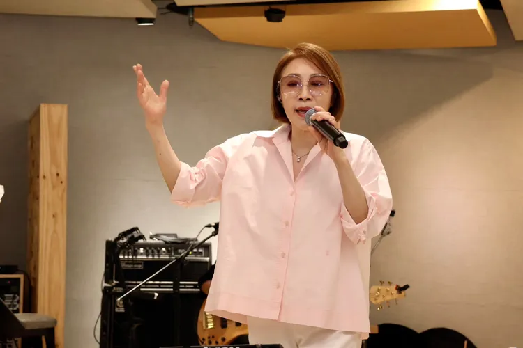 李翊君彩排時再現金嗓。莊宗達攝