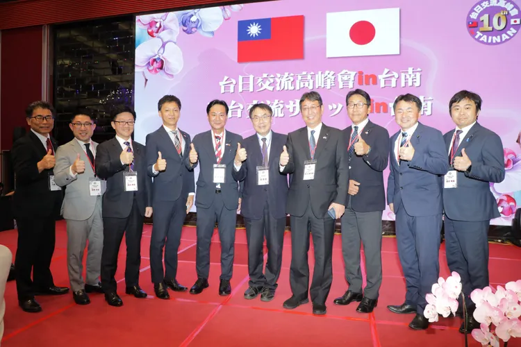 台日交流高峰會這次首度在台南舉辦，台南市長黃偉哲做為東道主，與日友人熱情交流。台南市政府提供