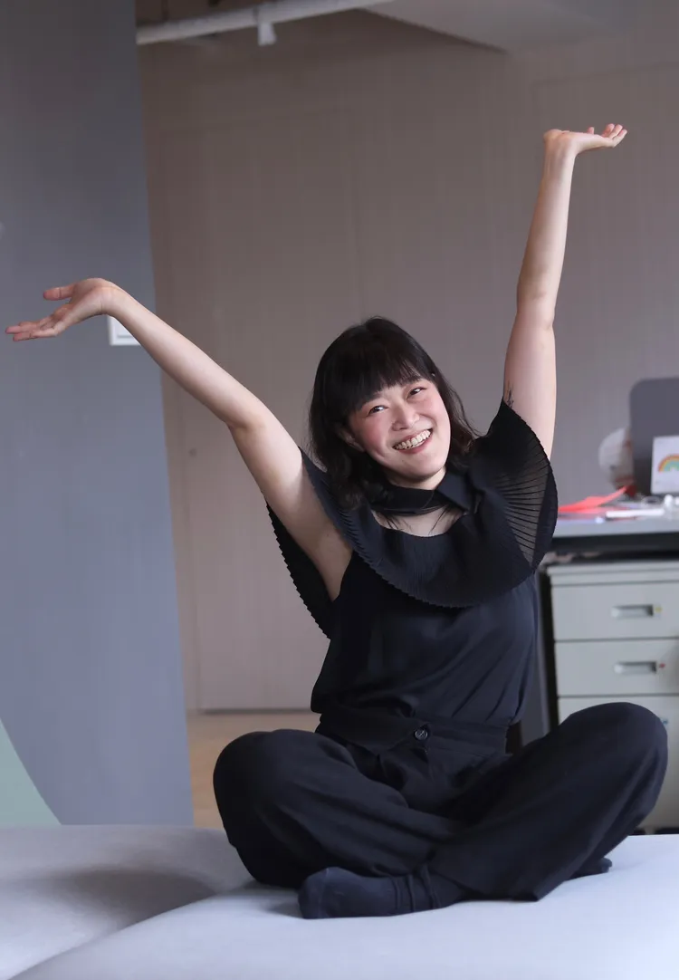 張擎佳明年將滿40歲。彭欣偉攝