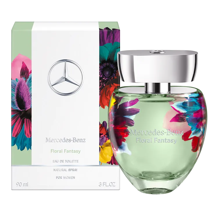Mercedes-Benz 綠意花境淡香水，90ml／3950元。品牌提供