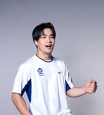 孫振將擔任旗旗官。  體育署提供 