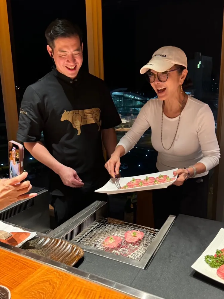 陳美鳳（右 ）是Scott介紹人。翻攝陳美鳳臉書