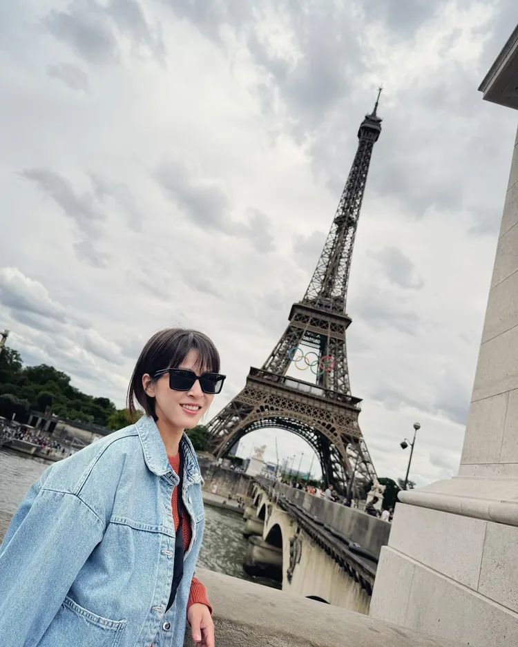 蘇晏霈7月到巴黎及歐洲旅行，明天又要跟陳美鳳、方馨去福岡玩。翻攝蘇晏霈臉書
