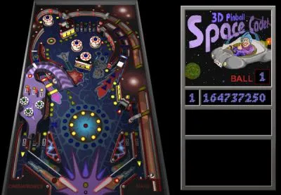 在PC模擬器UTM SE上，使用可遊玩復古的網頁遊戲，如微軟的3D彈珠臺太空軍校生。翻攝自Alfred's Cave