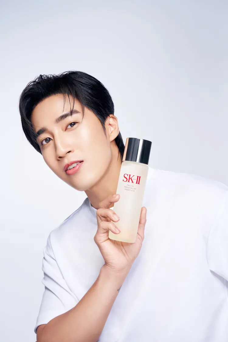 婁峻碩成為SK-II品牌摯友。品牌提供