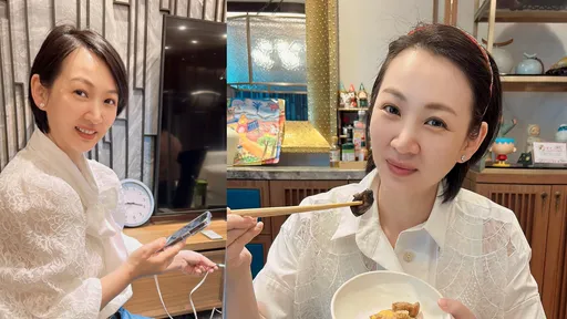 郁方吃大飯店自助餐出事了　躺上擔架送進急診室