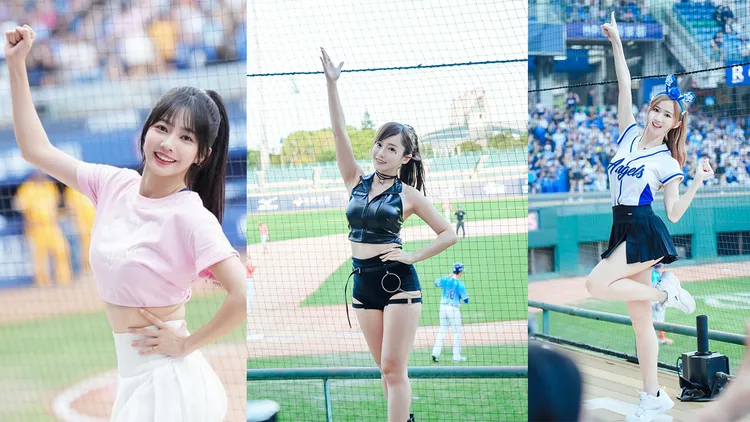 Fubon Angels成員慈妹（左起）、丹丹、秀秀子。翻攝自慈妹IG／Fubon Angels臉書