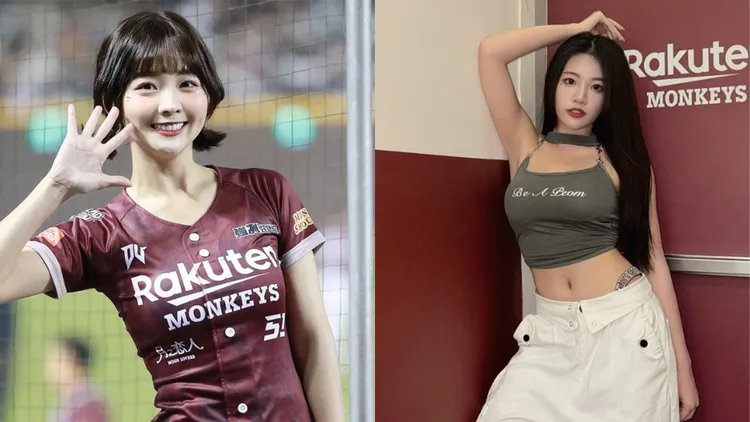 樂天女孩籃籃（左）、熊霓（右）。翻攝自籃籃／熊霓IG