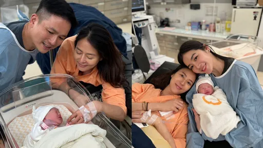 恭喜!劉香慈喜迎3女重3200克 雙兒陪產小兒子問:媽媽為什麼妹妹有血?