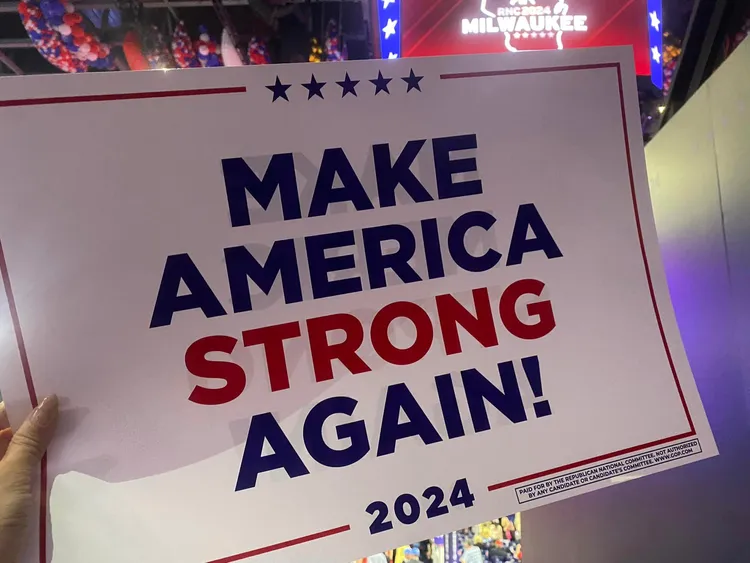 赴美參與川普造勢。翻攝林子宇 臉書