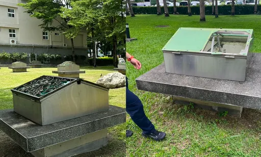 曾發生踩破掉落意外 台中健康公園更換「鍛造欄杆」採光罩