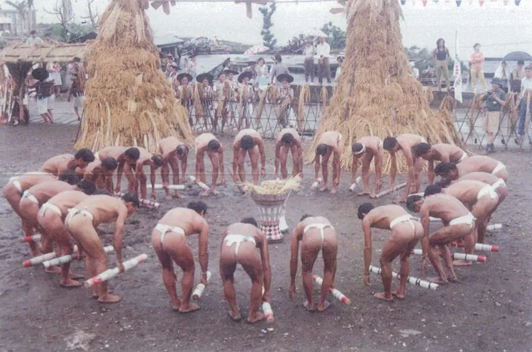 達悟族小米豐收祭。蘭恩文教基金會提供