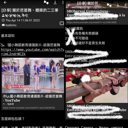 創意私房2.0?她驚見PTT暗藏蘿莉板 恐怖帳號「意淫芭蕾少女」找露點