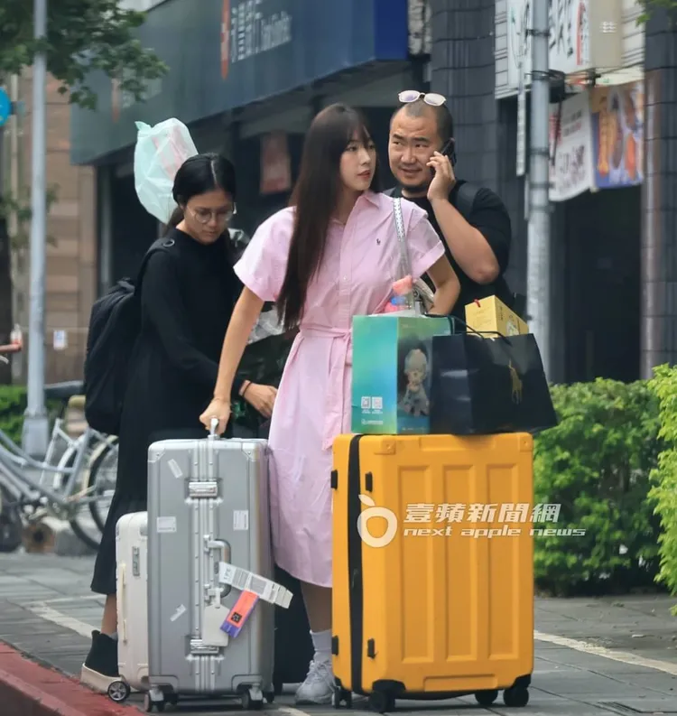 安芝儇難得北上，工作結束不急著回高雄，而是先跟經紀人到旅館休息。特勤中心攝