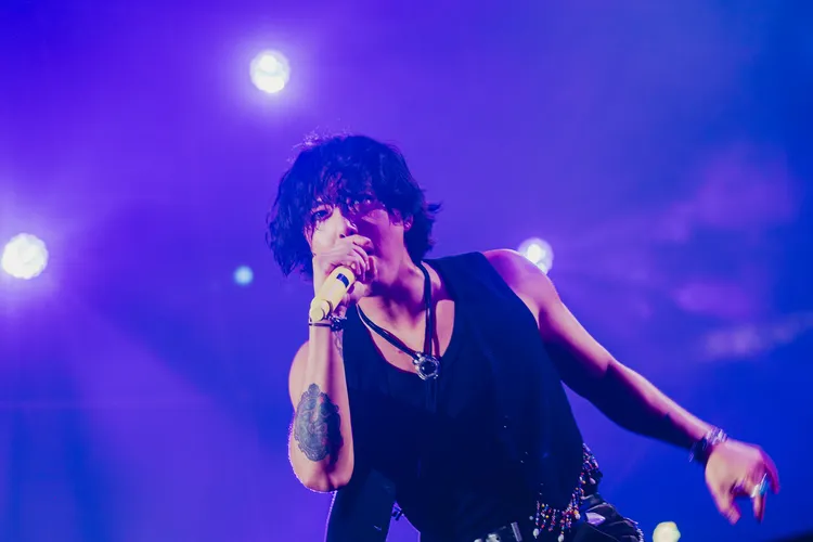 李洪基好聲音征服台下上萬粉絲。寬寬整合行銷提供