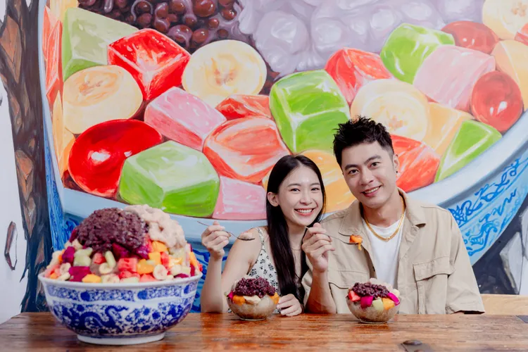 炎炎夏日來旗津吃冰最消暑。觀光局提供