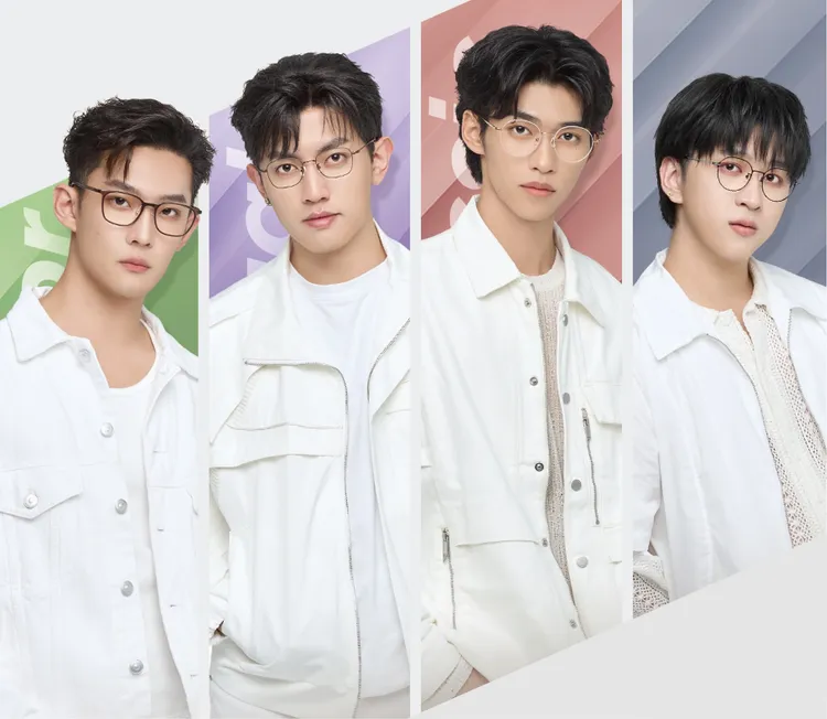 4名成員皆對眼鏡穿搭相當有見解。品牌提供