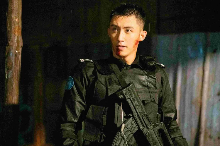 黃景瑜出演熱血炸裂動作大片《維和防暴隊》。桃園電影節提供