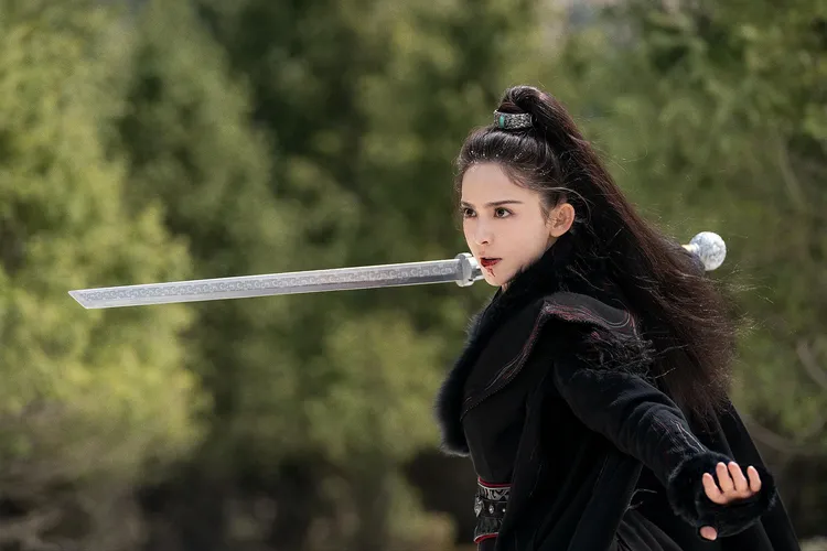 新疆女星古力娜扎搭檔成龍演《傳說》。桃園電影節提供