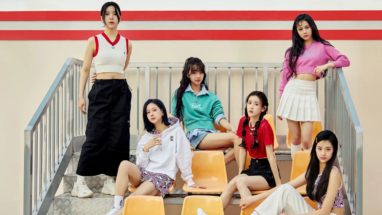 幻藍小熊替FILA拍攝早秋形象片。品牌提供