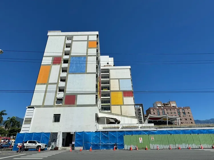 翰品酒店將拆除重建工期為期四個月。花蓮縣政府提供