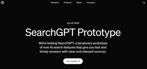 Google瑟瑟發抖!SearchGPT搜尋引擎測試中