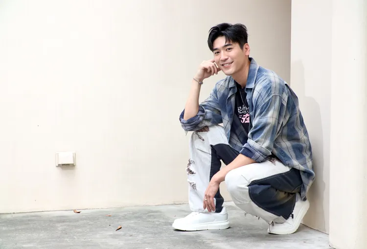 涂善存飾演校草。攝影中心攝