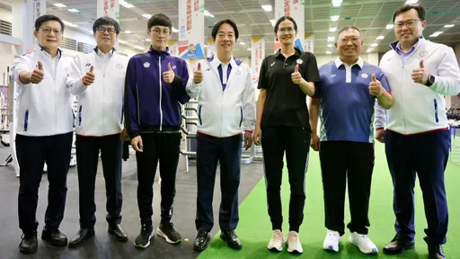 為選手加油!賴清德授旗巴黎奧運代表團 勉勵選手摘金奪銀