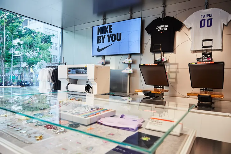 Nike士林品牌體驗店也化身為Chinese Taipei中華隊應援專區。品牌提供