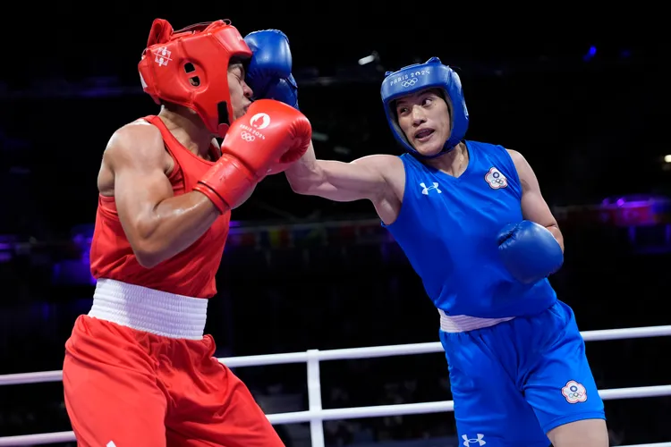 陳念琴晉級16強。 美聯社