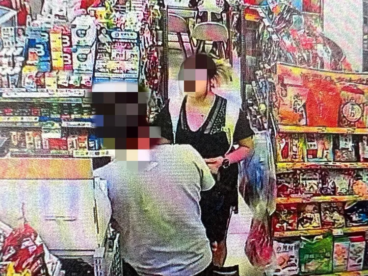 女廚淪車手取款當場被逮。翻攝畫面