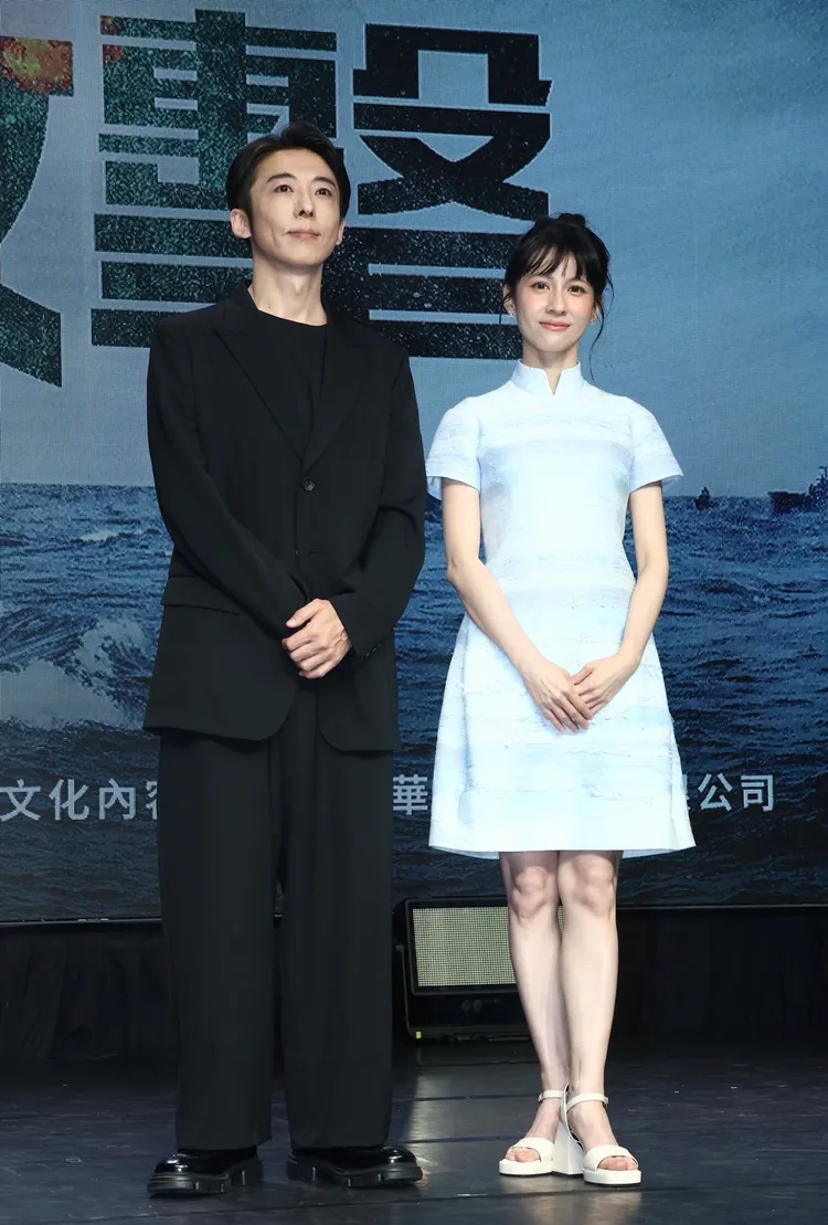 導演蘇奕瑄認為，高橋（左）和俞涵都是私底下很溫柔低調，但在鏡頭上閃閃發光的演員，兩人都有一種澄澈的質感，CP感十足。彭欣偉攝