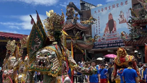 大溪遶境慶祝關聖帝君誕辰 上百尊大仙尪吸睛
