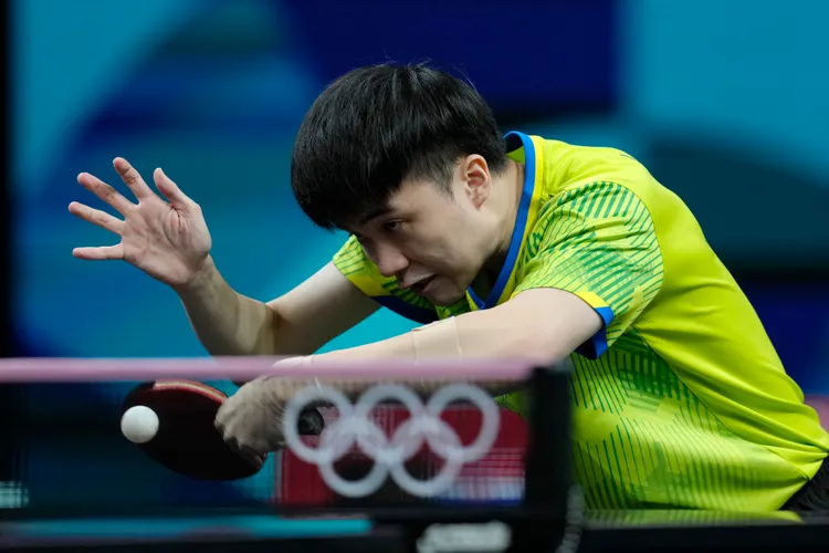 林昀儒打進16強。 美聯社