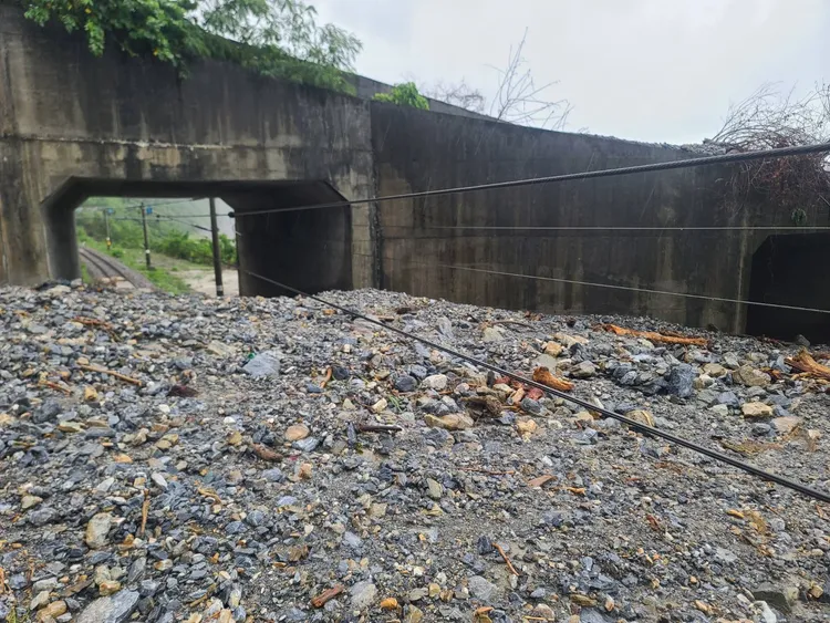 北迴線將延後至8月3日才能搶通。台鐵提供