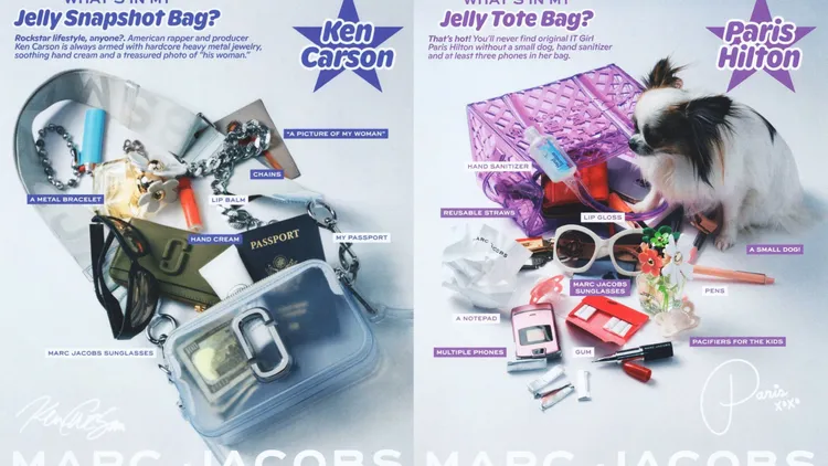 美國饒舌歌手Ken Carson 、美國名媛Paris Hilton也公開了包包內容物。品牌提供
