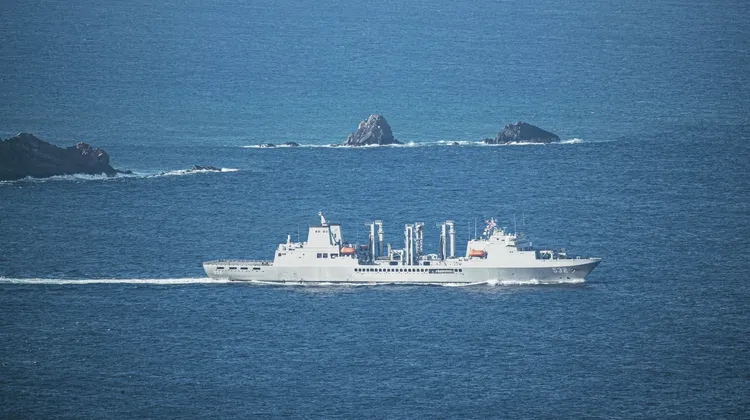 柯伯吉認為台灣的國防支出嚴重不足。圖為台灣2024年漢光演習。美聯社