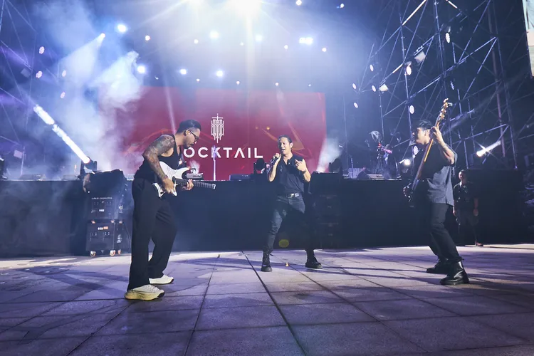 COCKTAIL上月來台參加音樂節，被台灣粉絲熱情感染。華貴娛樂提供