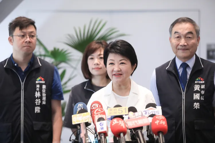 台中市長盧秀燕，今宣布首度出訪美國。台中市府提供