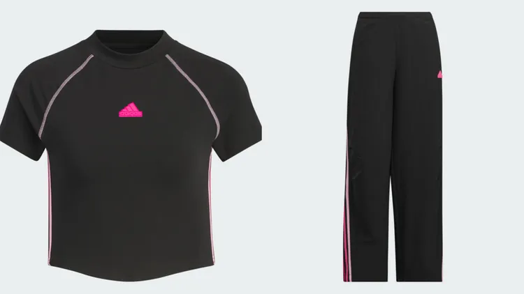 Dance短版上衣1290元、Dance運動長褲2290元。品牌提供