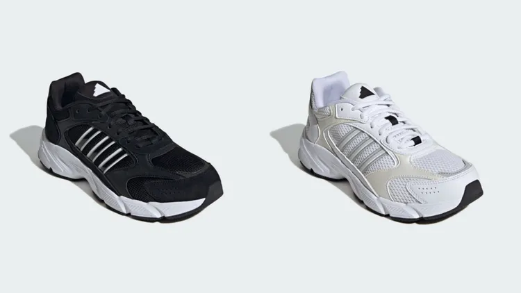 男款CRAZYCHAOS 2000運動休閒鞋（左）、女款CRAZYCHAOS 2000運動休閒鞋（右），各2690元。品牌提供