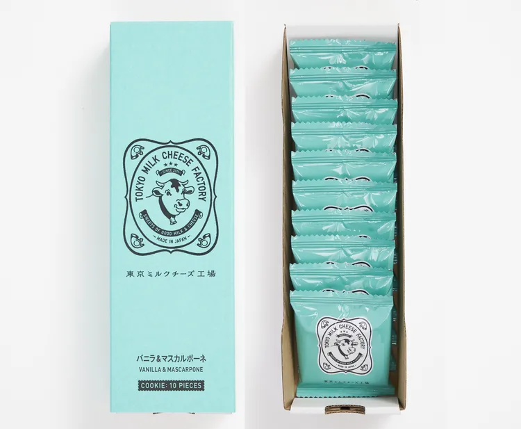 香草&馬斯卡彭起司夾心餅乾10入裝精巧版組合。業者提供