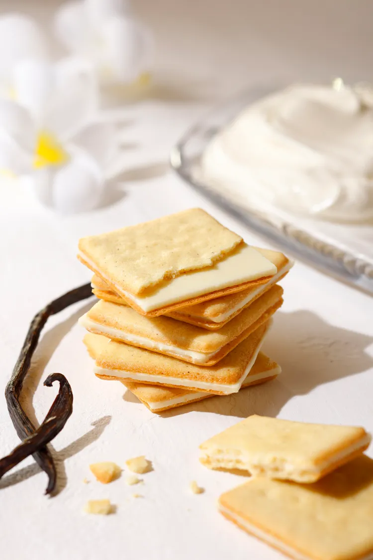 香草&馬斯卡彭起司夾心餅乾。業者提供