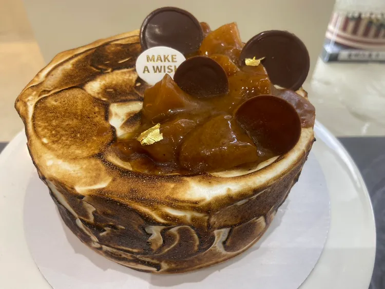 炙燒肉桂蘋果(6吋)。陳揚盛攝