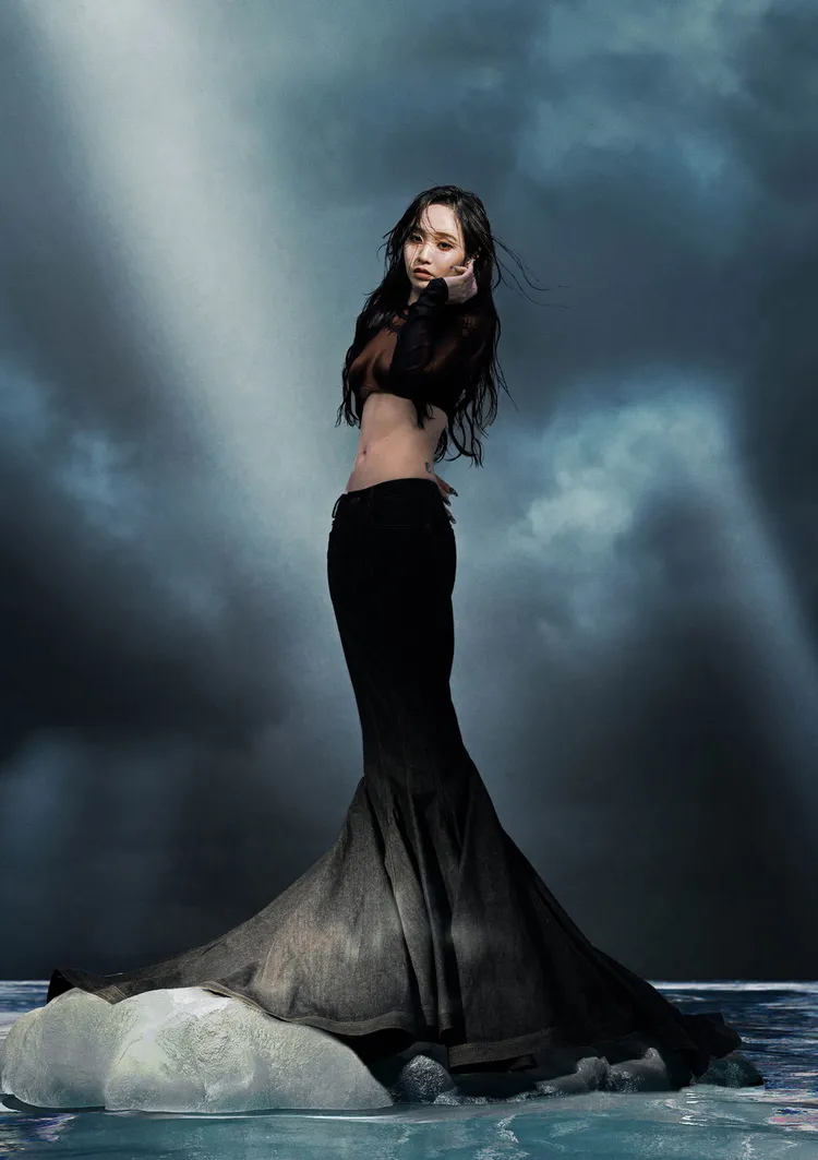 陳芳語近日家中因颱風淹水。華風數位提供