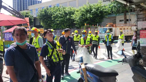 順暢中壢火車臨時站交通秩序 轄區警7/1日清道大執法