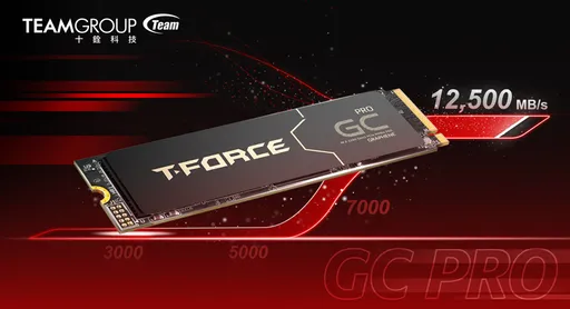 十銓推出T-FORCE GC PRO PCIe 5.0固態硬碟 讀取速度最高達12500 MB/s